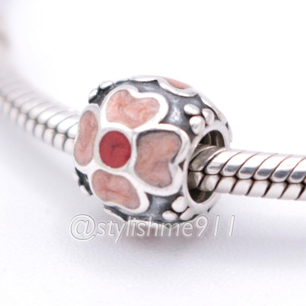 Authentic PANDORA Red Daisy Charm - 790433ER